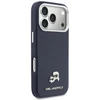 Karl Lagerfeld dėklas, skirtas IPHONE 17 Pro, suderinamas su MagSafe KLHMP17L6PFKCLB (PU FW W/ K&C Head Pin) mėlynas