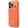 Karl Lagerfeld dėklas, skirtas IPHONE 17 Pro, suderinamas su MagSafe KLHMP17L6PFKCLO (PU FW W/ K&C Head Pin), oranžinis