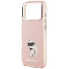 Karl Lagerfeld IML Aquarelle Choupette & Logo MagSafe dėklas skirtas Apple iPhone 17 Pro rožinės spalvos