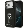 Dėklas Karl Lagerfeld Silicone Karl Sketch & Logo MagSafe Case for iPhone 17 Pro - Juodas