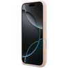 Karl Lagerfeld dėklas, skirtas IPHONE 17 Pro, suderinamas su „MagSafe KLHMP17LSKIGROP“ (silikonas su KL eskizu ir logotipu), rožinis