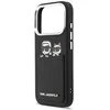 Dėklas Karl Lagerfeld case for IPHONE 17 Pro KLHCP17L6PCSPKCK (PU W/ K&amp;C Print &amp; Pocket) juodas