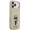 Dėklas Karl Lagerfeld Silicone Karl Sketch & Logo MagSafe Case for iPhone 17 Pro Max - Brown