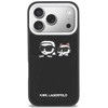 Dėklas Karl Lagerfeld case for IPHONE 17 Pro Max KLHCP17X6PCSPKCK (PU W/ K&amp;C Print &amp; Pocket) juodas