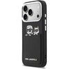 Dėklas Karl Lagerfeld case for IPHONE 17 Pro Max KLHCP17X6PCSPKCK (PU W/ K&amp;C Print &amp; Pocket) juodas