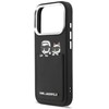 Dėklas Karl Lagerfeld case for IPHONE 17 Pro Max KLHCP17X6PCSPKCK (PU W/ K&amp;C Print &amp; Pocket) juodas