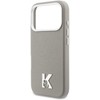Dėklas Karl Lagerfeld case for IPHONE 17 Pro Max compatible with MagSafe KLHMP17X5PGFKHGG (PU FW W/ KHead Logo) pilka