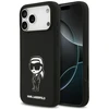 Dėklas Karl Lagerfeld Silicone Karl Sketch & Logo MagSafe Case for iPhone 17 Pro Max - Juodas