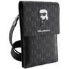 Karl Lagerfeld KLWBSAKHPKK Handbag – dėklas telefonui juodos spalvos Saffiano Monogram Ikonik