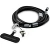 Universal Karl Lagerfeld CBDY Ikonik Charm USB-C/USB-C kabelis Lanyard juodos spalvos