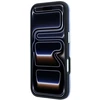Karl Lagerfeld Grūdėtos tekstūros Mono Resin Logo dėklas su MagSafe, skirtas iPhone 17 Pro Max / 18 Pro Max – Šviesiai mėlyna