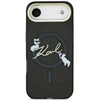 Dėklas Karl Lagerfeld IML Choupettes Karl Script Logo MagSafe iPhone Air Case - Juodas