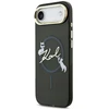 Dėklas Karl Lagerfeld IML Choupettes Karl Script Logo MagSafe iPhone Air Case - Juodas