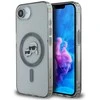 Karl Lagerfeld IML metalinis Karl & Choupette Heads MagSafe iPhone 16e dėklas - Juodas