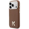 Dėklas Karl Lagerfeld case for IPHONE 17 Pro Max compatible with MagSafe KLHMP17X5PGFKHGW (Karl Head Logo) ruda