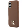 Dėklas Karl Lagerfeld case for IPHONE 17 compatible with MagSafe KLHMP17S5PGFKHGW (Karl Head Logo) ruda