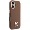 Dėklas Karl Lagerfeld case for IPHONE 17 compatible with MagSafe KLHMP17S5PGFKHGW (Karl Head Logo) ruda