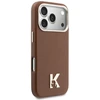 Dėklas Karl Lagerfeld case for IPHONE 17 Pro Max compatible with MagSafe KLHMP17X5PGFKHGW (Karl Head Logo) ruda