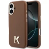 Dėklas Karl Lagerfeld case for IPHONE 17 compatible with MagSafe KLHMP17S5PGFKHGW (Karl Head Logo) ruda