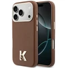 Dėklas Karl Lagerfeld case for IPHONE 17 Pro Max compatible with MagSafe KLHMP17X5PGFKHGW (Karl Head Logo) ruda