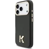 Dėklas Karl Lagerfeld case for IPHONE 17 Pro compatible with MagSafe KLHMP17L5PGFKHGK (Karl Head Logo) juodas