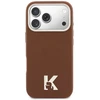 Dėklas Karl Lagerfeld case for IPHONE 17 Pro compatible with MagSafe KLHMP17L5PGFKHGW (Karl Head Logo) ruda