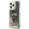 Apple iPhone 13 Pro Karl Lagerfeld dėklas Liquid Glitter Gatsby (KLHCP13LLGGKBK) juodos spalvos