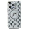 Dėklas Karl Lagerfeld KLHMP15SHMCKMHT Apple iPhone 15 6.1″ skaidrus IML Monogram Karl&Choupette H