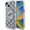 Apple iPhone 15 Karl Lagerfeld IML Monogram Karl&amp;Choupette Head MagSafe (KLHMP15SHMCKMHT) dėklas telefonui skaidrus