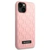 Karl Lagerfeld KLHCP14MRUPKLPP Apple iPhone 14 Plus / 15 Plus 6,7″ kietas dėklas rožinės spalvos 3D Monogram