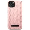 Karl Lagerfeld KLHCP14MRUPKLPP Apple iPhone 14 Plus / 15 Plus 6,7″ kietas dėklas rožinės spalvos 3D Monogram