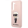 Karl Lagerfeld KLHCS23SSNIKBCP S23 S911kietas dėklas rožinės spalvos Silicone Ikonik