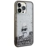 Karl Lagerfeld KLHCP13XLKCNSK Apple iPhone 13 Pro Max 6.7″ skaidrus kietas dėklas Liquid Glitter Choupette