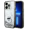 Karl Lagerfeld Liquid Glitter Choupette - dėklas skirtas Apple iPhone 14 Pro Max Transparent