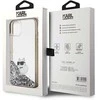 Apple iPhone 11 / XR Karl Lagerfeld dėklas Liquid Glitter Choupette (KLHCN61LKCNSK) skaidrus