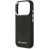Karl Lagerfeld Point & Metal Logo MagSafe dėklas skirtas Apple iPhone 17 Pro Max juodos spalvos