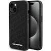 Karl Lagerfeld KLHCP15MPQKPMK Apple iPhone 15 Plus / 14 Plus 6.7″ juodos spalvos kietas dėklas Quilted K Pattern