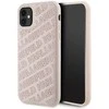 Apple iPhone 11 / XR Karl Lagerfeld dėklas Quilted K Pattern (KLHCN61PQKPMP) rožinės spalvos