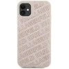 Apple iPhone 11 / XR Karl Lagerfeld dėklas Quilted K Pattern (KLHCN61PQKPMP) rožinės spalvos