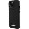 Karl Lagerfeld KLHCP15SPQKPMK Apple iPhone 15/ 14 / 13 6.1″ juodos spalvos kietas dėklas Quilted K Pattern