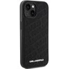 Karl Lagerfeld KLHCP15MPQKPMK Apple iPhone 15 Plus / 14 Plus 6.7″ juodos spalvos kietas dėklas Quilted K Pattern