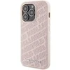 Karl Lagerfeld KLHCP15XPQKPMP Apple iPhone 15 Pro Max 6.7″ rožinės spalvos kietas dėklas Quilted K Pattern