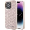 Karl Lagerfeld KLHCP15XPQKPMP Apple iPhone 15 Pro Max 6.7″ rožinės spalvos kietas dėklas Quilted K Pattern