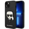 Dėklas Karl Lagerfeld KLHCP14MSAPKHK IPHONE 14 PLUS / 15 PLUS 6.7 "Juodas / Juodas HARDCASE SAFFIANO KARL`S HEAD PATCH