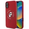 Karl Lagerfeld KLHMP16MSCMKCRHR Apple iPhone 16 Plus 6.7" dėklas telefonui raudonos spalvos hardcase Silicone Karl&Choupette Ring MagSafe
