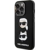 Dėklas Karl Lagerfeld KLHCP15LSDHKCNK IPHONE 15 PRO 6.1 "Juodas/Juodas SILICONE KARL & CHUPETTE HEAD