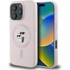 Karl Lagerfeld KLHMP16MSCMKCRHP Apple iPhone 16 Plus 6.7″ rožinės spalvos kietas dėklas Silicone Karl&Choupette Head
