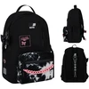 Kite School backpack K26-949M-1. juodas/pink. 28x11x41 cm