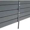 Meistro Kodas Pakelta lysvė KLASIKA GARDEN, RAL7016 (antracito), cinkuotas metalas, 150x75x30 cm