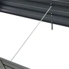 Meistro Kodas Pakelta lysvė KLASIKA GARDEN, RAL7016 (antracito), cinkuotas metalas, 150x75x30 cm
